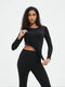 Women’s Thermal Underwear Set – Long Sleeve Warm Top & High Stretch Leggings, Perfect for Activewear (7007)